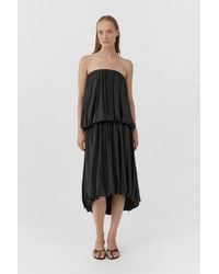 St. Agni - Strapless Balloon Top - Lyst