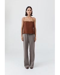 St. Agni - 90S Silk Twill Cami - Lyst