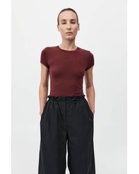 St. Agni - Jersey Baby Tee - Lyst