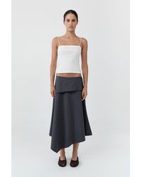 St. Agni - Detachable Belt Asymm Skirt - Lyst
