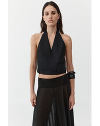 St. Agni - Upside Down Halter Top - Lyst