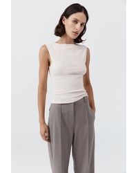 St. Agni - Organic Cotton Ballerina Top - Lyst