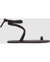St. Agni - Tie Up Flat - Lyst