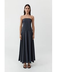 St. Agni - Strapless Rouleau Dress - Lyst