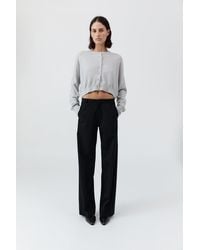 St. Agni - Cashmere Relaxed Cropped Cardigan - Lyst