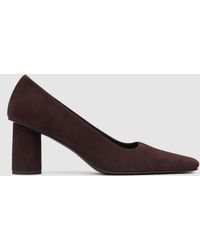 St. Agni - Suede Cylinder Pump - Lyst