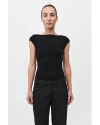 St. Agni - Sculpted Ballet Knit Top - Lyst