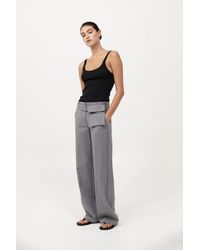 St. Agni - Carter Pocket Belt Pants - Lyst