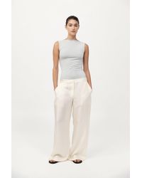 St. Agni - Cupro Jersey Top - Lyst