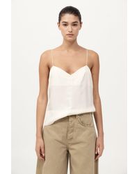 St. Agni - Silk Twill Cami - Lyst