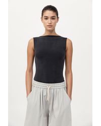 St. Agni - Cupro Jersey Top - Lyst