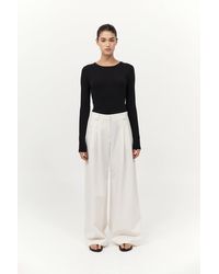 St. Agni - Organic Cotton Long Sleeve Top - Lyst