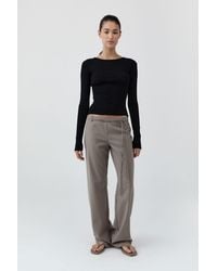 St. Agni - 90S Wool Rouleau Minimal Pants - Lyst