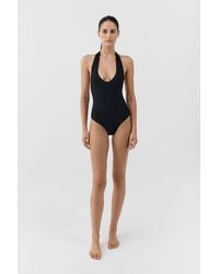 St. Agni - 90S Halter One Piece - Lyst