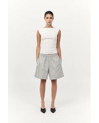 St. Agni - Paper Taffeta Short - Lyst