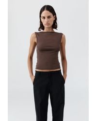 St. Agni - Organic Cotton Ballerina Top - Lyst