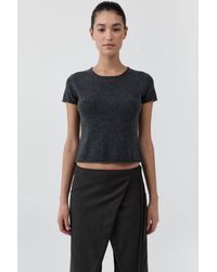 St. Agni - Fine Merino Wool Baby Tee - Lyst