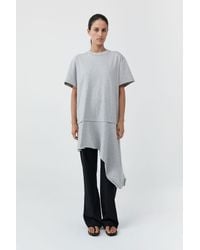 St. Agni - Layered Tee Mini Dress - Lyst