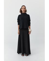 St. Agni - Wool Blend Mock Neck Sweater - Lyst