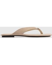 St. Agni - Suede Opanka Slide - Lyst