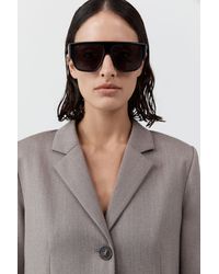 St. Agni - Linea Oversized Sunglasses - Lyst