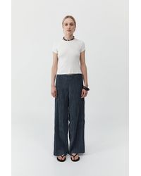 St. Agni - Mini Pleat Pants - Lyst