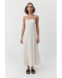 St. Agni - Everyday Cotton Pleat Dress - Lyst