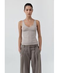 St. Agni - Baby Wool Scoop Cami - Lyst