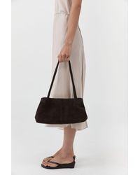 St. Agni - Suede Origami Tote - Lyst