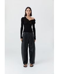St. Agni - Leather Balloon Pants - Lyst