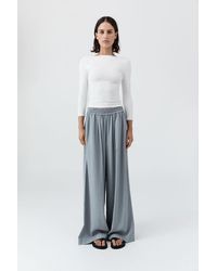 St. Agni - Soft Jersey Ballerina Top - Lyst