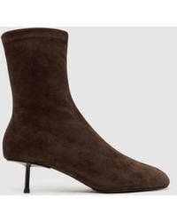St. Agni - Suede Ballet Boot - Lyst
