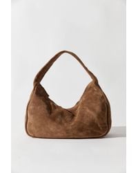 St. Agni - Suede Large Bon Bon Bag - Lyst