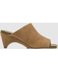 St. Agni - Suede Arc Wedge - Lyst