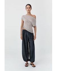 St. Agni - Silk Adjustable Balloon Pants - Lyst