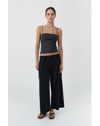 St. Agni - Cropped Drawstring Pants - Lyst