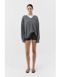 St. Agni - Cashmere V Sweater - Lyst