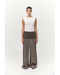 St. Agni - Relaxed Splice Pants - Lyst
