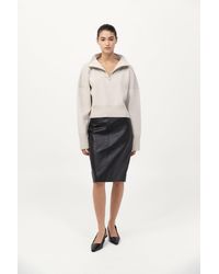 St. Agni - Milano Knit Zip Jumper - Lyst