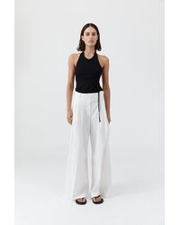 St. Agni - Adjustable Palazzo Pants - Lyst