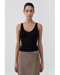 St. Agni - Baby Wool Scoop Cami - Lyst