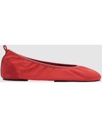 St. Agni - Satin Ballet Flat - Lyst