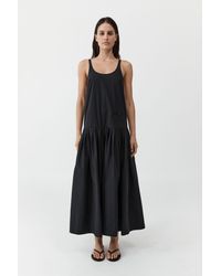 St. Agni - Relaxed Pleat Dress - Lyst