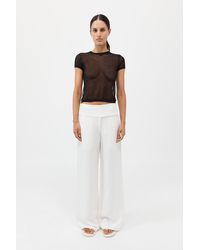 St. Agni - Wide Waistband Pants - Lyst