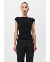St. Agni - Sculpted Ballet Knit Top - Lyst