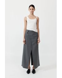 St. Agni - Deconstructed Waist Maxi Skirt - Lyst