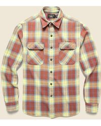 RRL Cotton Plaid Twill Matlock 