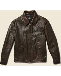 rrl morrow leather jacket