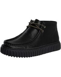 Clarks - Torhill Hi Leather Boots - Lyst