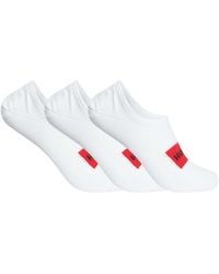 HUGO - 3 Pack Label Low Cut Socks - Lyst
